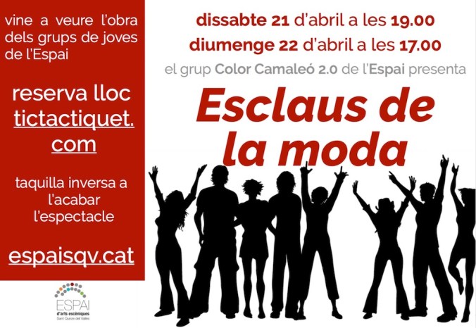 Postal Esclaus de la moda